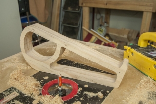 wood laptop stand template