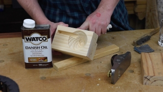 Apply Danish oil finish