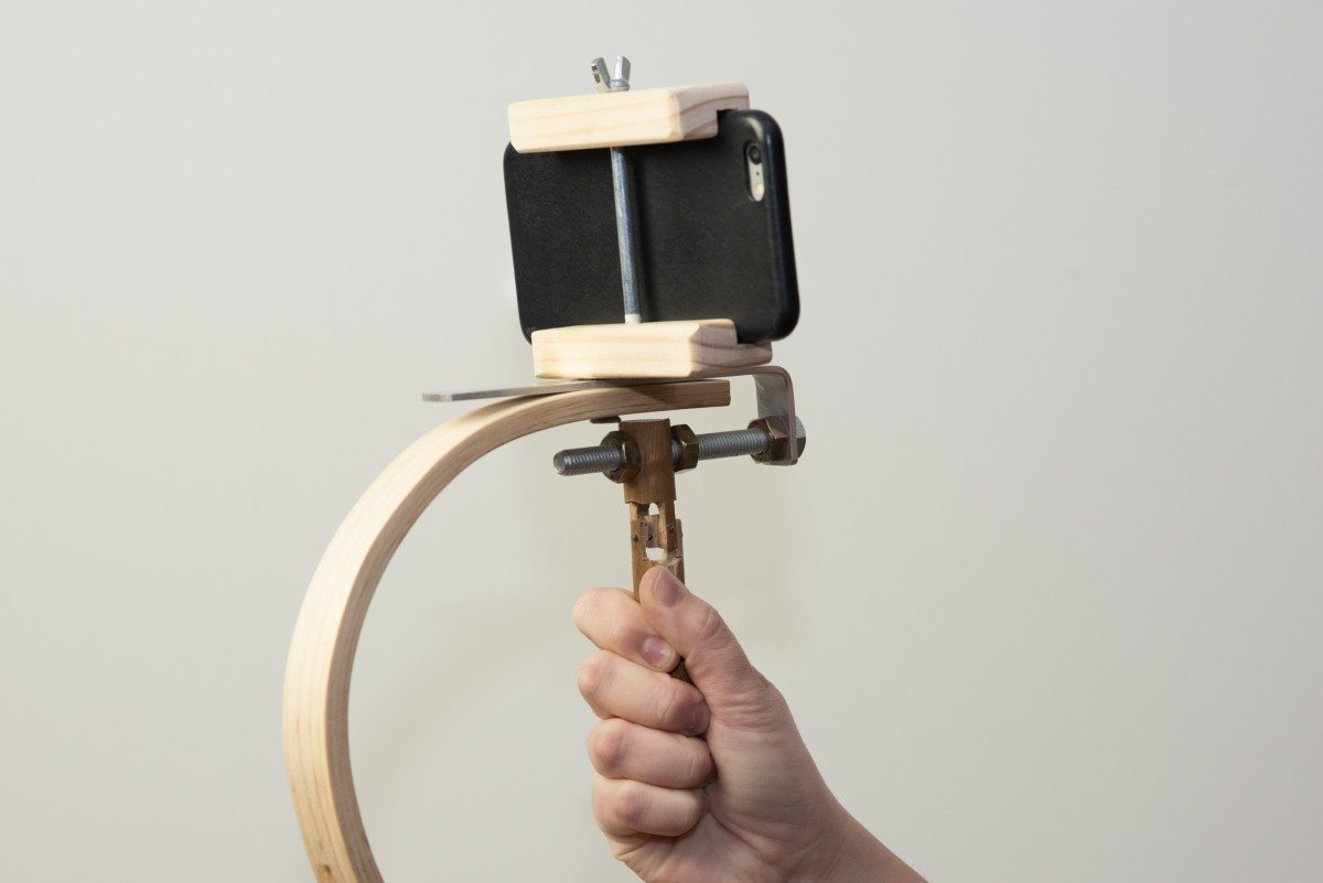 Wood Steadicam for GoPro or iPhone